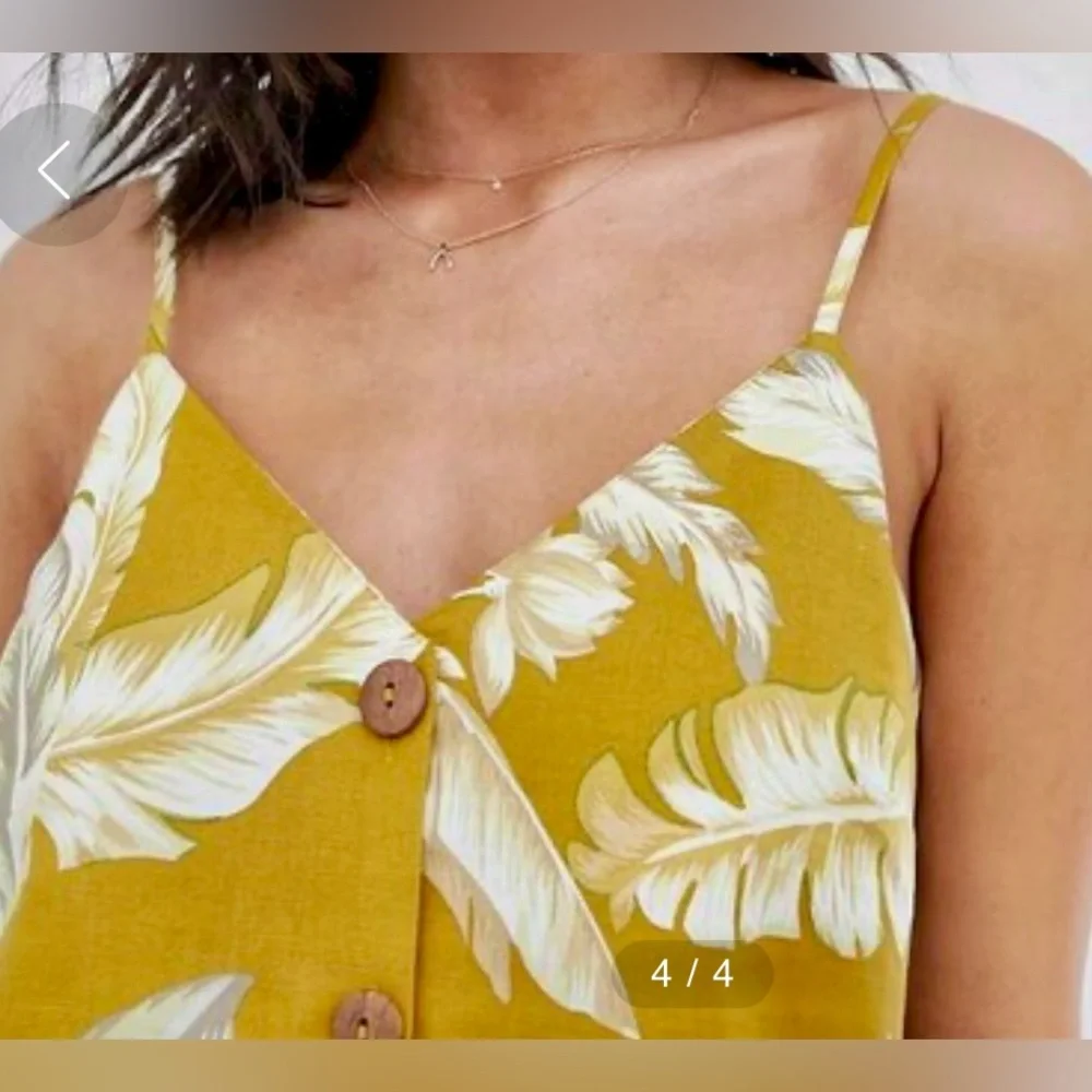 ASOS Design Button Through Linen Cami - Picture 5 of 7
